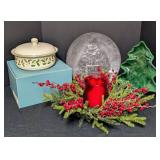 Christmas Servingware and Centerpiece