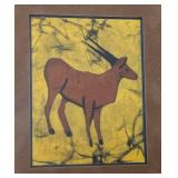 Small Framed Antelope Print