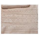 Pretty Crochet Lace Tablecloth and Runner