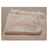 Pretty Crochet Lace Tablecloth and Runner