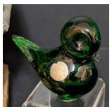 Adorable Bird Figurines Including Murano Glass