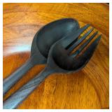 Large Wood Salad Bowl and Platter