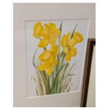 Pretty Mix of Framed Floral Prints