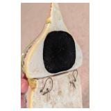Vintage Ceramic Floral Wall Fountain