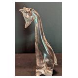 Pair of Art Glass Giraffe Figurines