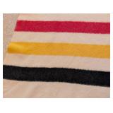 Vintage Hudson Bay 4 Point Wool Blanket