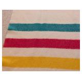 Vintage Hudson Bay 4 Point Wool Blanket