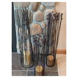 Decorative Metal Candleholders