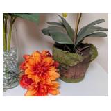 Assorted Faux Floral Arrangements