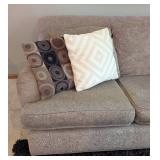 Milling Road Grey Paisley Sofa