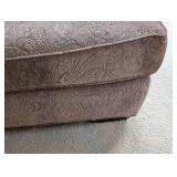 Milling Road Grey Paisley Armchair and Ottoman