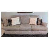 Milling Road Grey Paisley Sofa