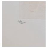Large Framed Gary Benfield Duo Etching