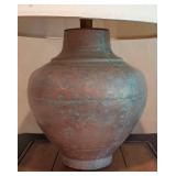 Copper Urn Style Table Lamp