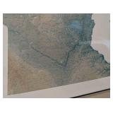 Large Framed Raven Map of Minnesota