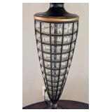 Caged Glass Table Lamp