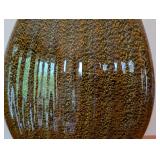 Sasaki Ribbed Italian Crystal Vase