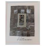 Pair of Small Framed Metallic Mixed Media by Merri Pattinian
