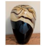 Jozefina Krosno Poland Art Glass Astro Vase