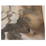 Large Framed Jeanne Bonine Rose Print