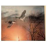 Framed Terry Redlin the Sharing Season Print