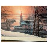Framed Terry Redlin the Sharing Season Print