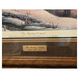 Framed Terry Redlin the Sharing Season Print