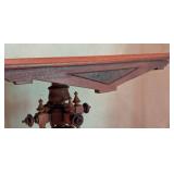 Vintage Eastlake Carved Wood Parlor Table