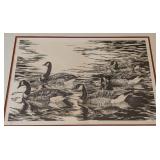 Signed Canadian Geese Print