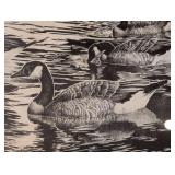 Signed Canadian Geese Print