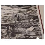 Signed Canadian Geese Print