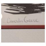Signed Canadian Geese Print