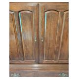 Vintage Ethan Allen Maple and Birch Armoire