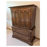 Vintage Ethan Allen Maple and Birch Armoire