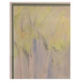 Framed Watercolor Tree Painting by Ruth Springer