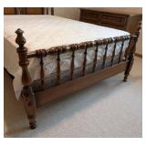 Vintage Wood Full Size Bed Frame
