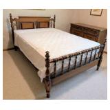 Vintage Wood Full Size Bed Frame