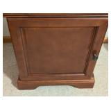Wood Storage Side Table