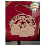 Assorted Lenox Porcelain Christmas Ornaments