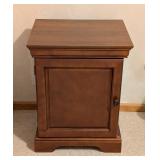 Wood Storage Side Table