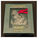 Pair of Marquis Waterford Crystal Ornaments