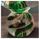 Vintage Green Murano Glass Christmas Tree