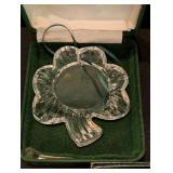 Galloway Crystal Shamrock Ornaments