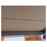 IKEA Blonde Wood L Shaped Desk and File Cabinet