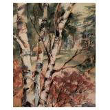 Framed Landscape Watercolor Print by Sharon McKisson