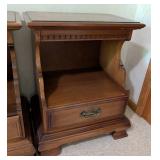 Pair of Ethan Allen Maple and Birch Nightstands