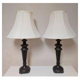 Pair of Decorative Bronze Table Lamps