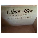 Ethan Allen Maple and Birch Mirrored Dresser