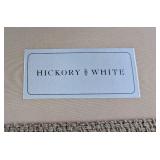 Hickory White Tweed Upholstered Lounge Chair