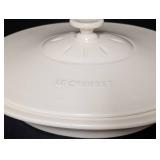 Le Creuset White Oval Stoneware Covered Baking Dish
